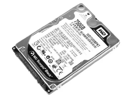 Western Digital Scorpio Black 750 GB 2.5" HDD 7200RPM SATA Internal image