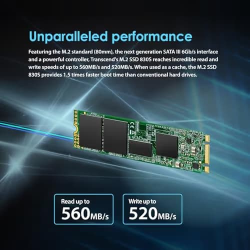 Transcend 830S 256GB SSD M.2-2280 SATA image