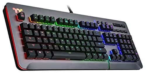 Thermaltake Level 20 RGB Titanium Cherry MX Speed Silver Wired Gaming Keyboard main image