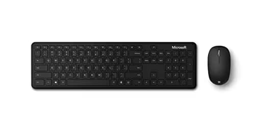 Microsoft QHG-00001 Wireless/Wired/Bluetooth Slim Keyboard with Optical Mouse image