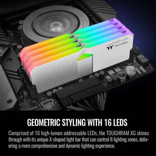 Thermaltake TOUGHRAM XG RGB White / Silver DDR4-3600 CL18 64GB (2x32GB) image