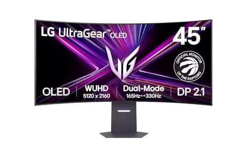 LG UltraGear 45GX950A-B 44.5" 5120x2160 165Hz OLED Curved Monitor image