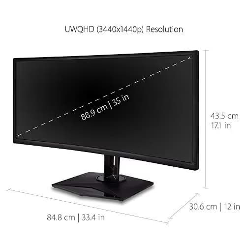 ViewSonic Elite XG350R-C 35" 3440x1440 100Hz VA Curved Monitor image