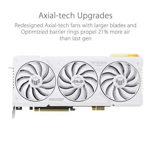 ASUS TUF Gaming GeForce RTX 4070 Ti SUPER BTF White OC Edition 16GB GDDR6X image