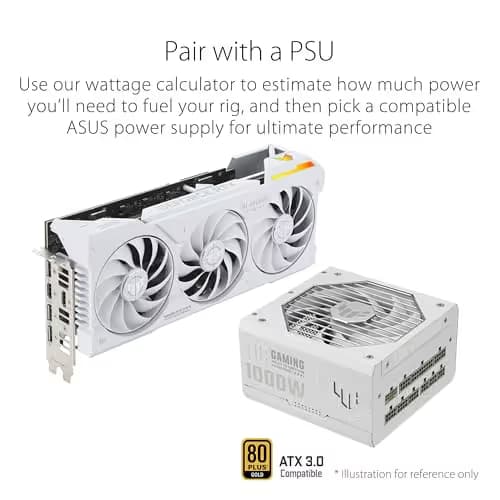 ASUS TUF Gaming GeForce RTX 4070 Ti SUPER BTF White OC Edition 16GB GDDR6X image