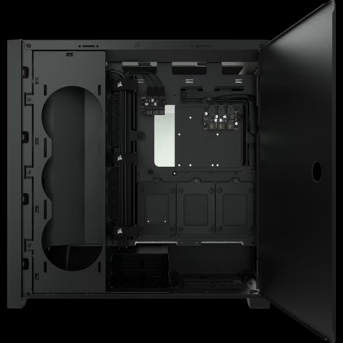 Corsair iCUE 5000X RGB ATX Mid Tower Black with Tempered Glass Side Panel, and 850 W Power Supply image