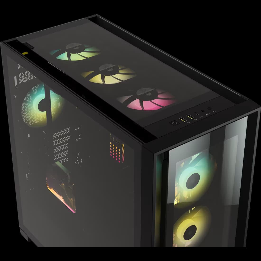 Corsair iCUE 5000X RGB ATX Mid Tower Black with Tempered Glass Side Panel, and 850 W Power Supply image