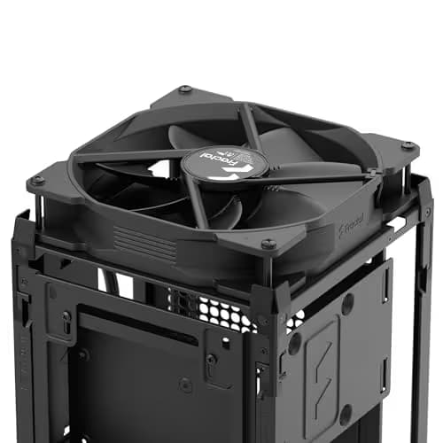 Fractal Design Mood Mini-ITX Tower Black Mesh Side Panel image