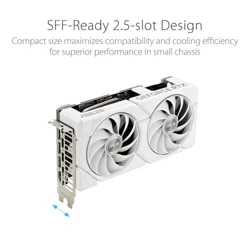 ASUS Dual GeForce RTX 4070 SUPER EVO White OC Edition 12GB GDDR6X image
