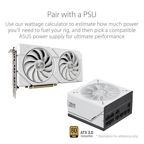 ASUS Dual GeForce RTX 4070 SUPER EVO White OC Edition 12GB GDDR6X image