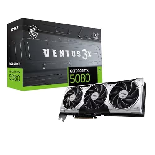 MSI GeForce RTX 5080 16G VENTUS 3X OC PLUS GDDR7 main image