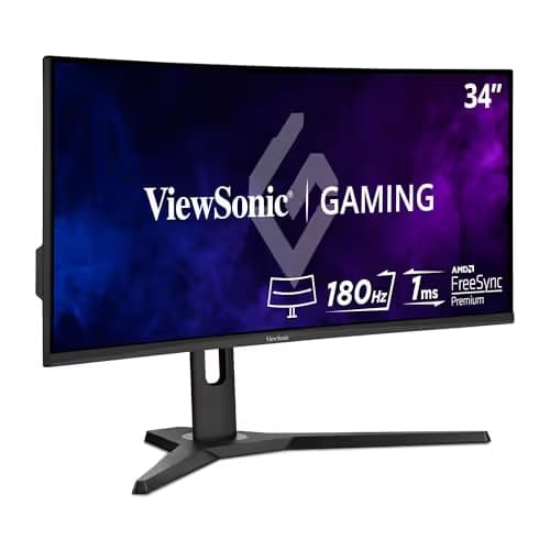 ViewSonic VX3418-2KPC 34" 3440x1440 VA Curved Monitor image