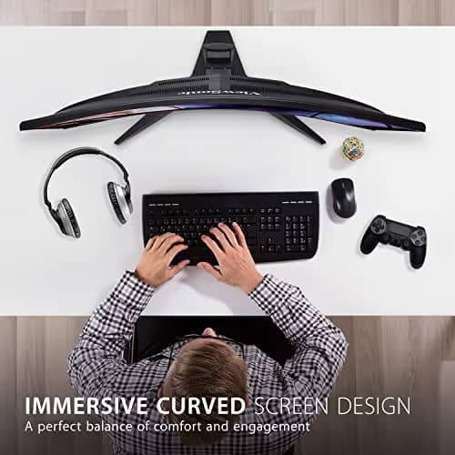 ViewSonic VX3418-2KPC 34" 3440x1440 VA Curved Monitor image