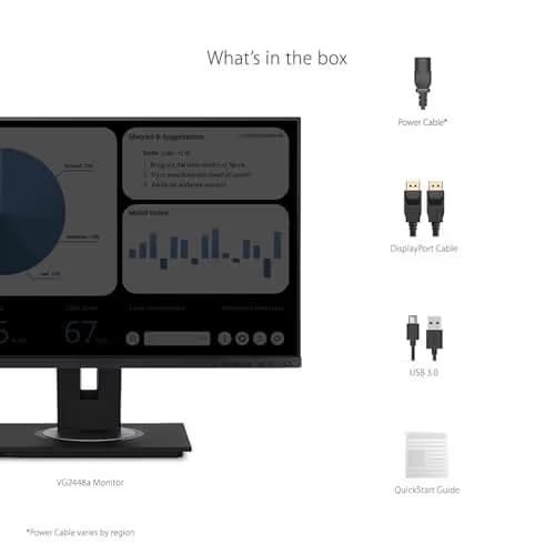 ViewSonic VG2448A 24" 1080p 0Hz IPS Monitor image
