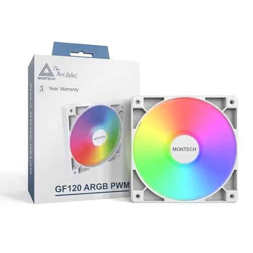Montech GF120 ARGB PWM 120mm White 1-Pack main image