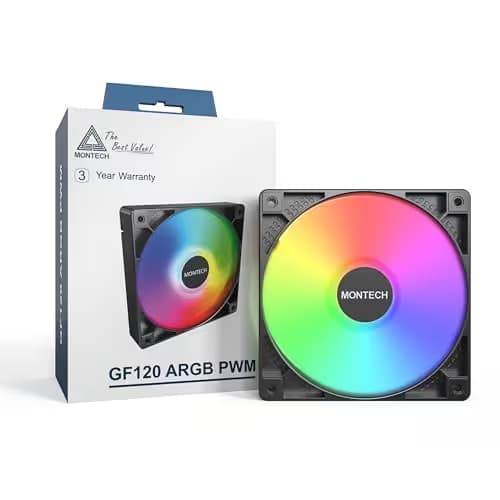 Montech GF120 ARGB PWM 120mm Black 1-Pack image