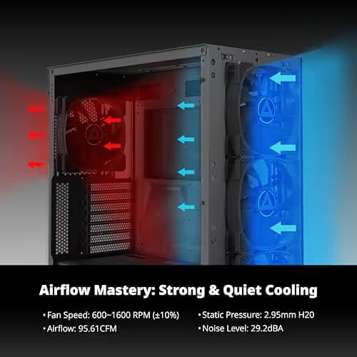 Montech HP 140mm Black ARGB PWM image