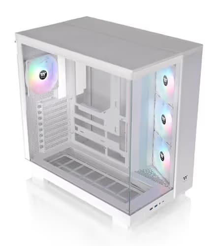 Thermaltake View 380 XL ATX Mid Tower (Snow) White Tempered Glass image