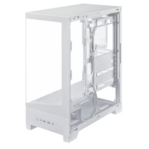 Asus A31 ATX Mid Tower White with Tempered Glass Side Panel and USB 3.2 Gen 1 Type-A Front Panel image