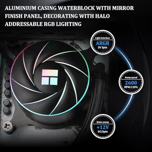 Thermalright AQUA ELITE ARGB V4 66.17 CFM Water 360mm Black image