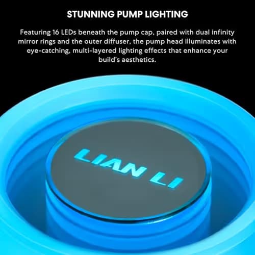 Lian Li Galahad II Lite Performance 73.14 CFM Liquid Water 240mm Black image