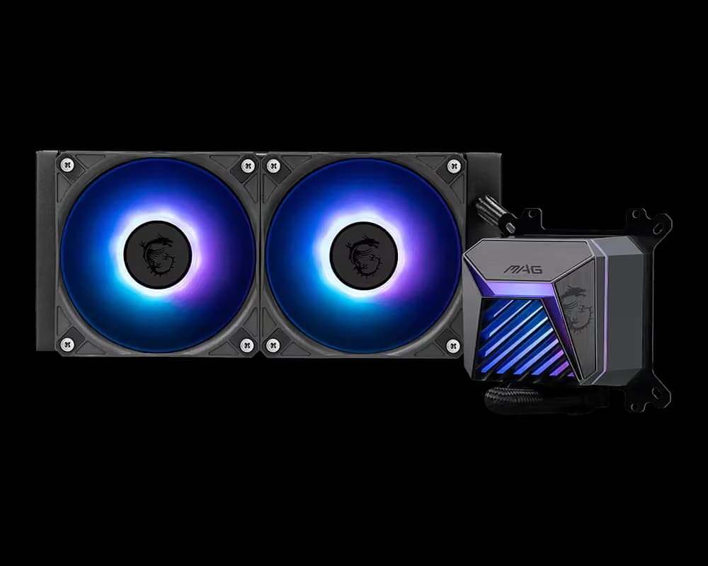 MSI MAG CORELIQUID A15 Water 240mm 64.89 CFM Black main image