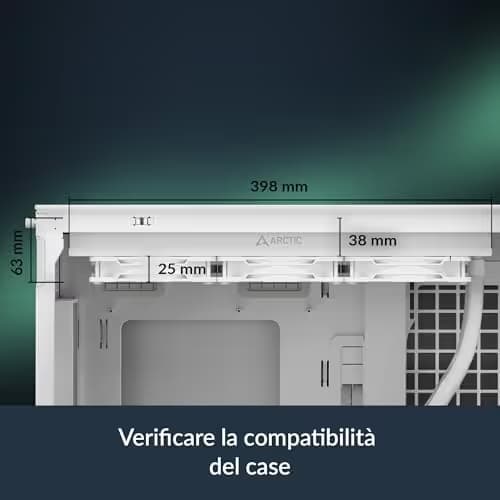 ARCTIC Liquid Freezer III Pro A-RGB 360 Water 360mm 77 CFM White image