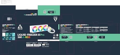ARCTIC Liquid Freezer III Pro A-RGB 360 Water 360mm 77 CFM White image