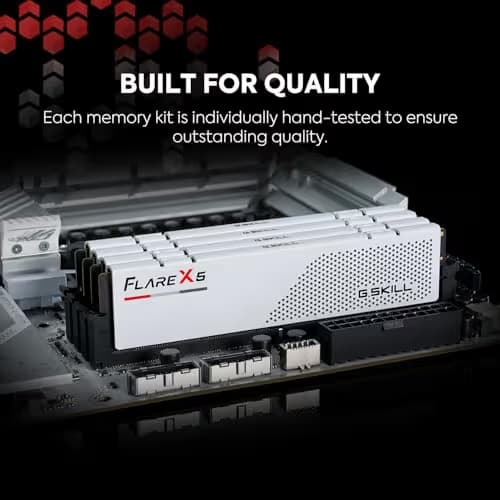 G.Skill Flare X5 White DDR5-6000 CL28 32GB (2x16GB) image