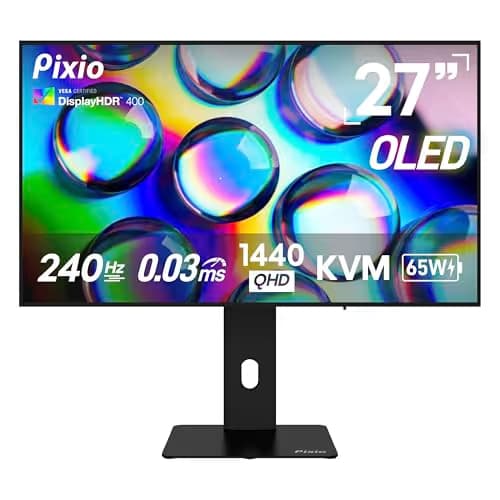 Pixio PX277 OLED MAX 27" 1440p 240Hz OLED Curved Monitor main image