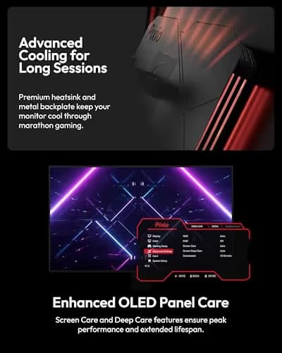 Pixio PX277 OLED MAX 27" 1440p 240Hz OLED Curved Monitor image