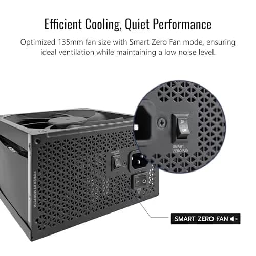 Montech CENTURY II 850W 80+ Gold Certified Fully Modular image