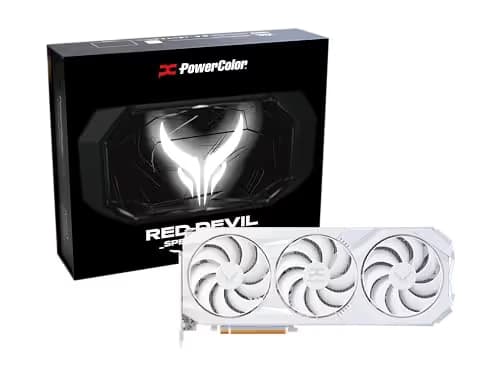 PowerColor Radeon RX 9070 XT Red Devil E/OC 16GB GDDR6 White image