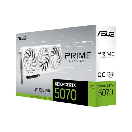 ASUS PRIME GeForce RTX 5070 White OC Edition 12GB GDDR7 image