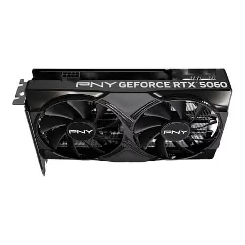 PNY GeForce RTX 5060 8GB GDDR7 Overclocked Dual Fan image
