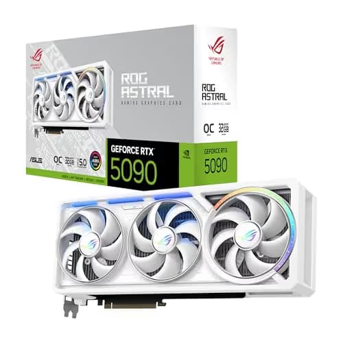 ASUS ROG Astral GeForce RTX 5090 32GB GDDR7 WHITE OC Edition main image