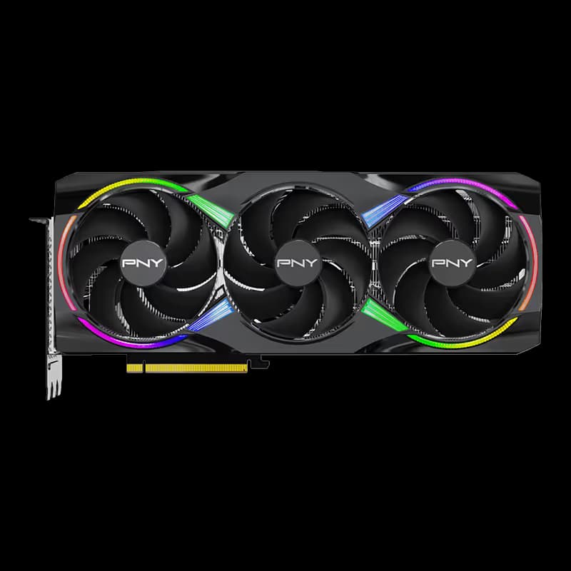 PNY GeForce RTX 5070 Ti EPIC-X RGB Triple Fan Plus 16GB GDDR7 Black image