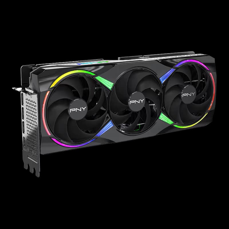 PNY GeForce RTX 5070 Ti EPIC-X RGB Triple Fan Plus 16GB GDDR7 Black image