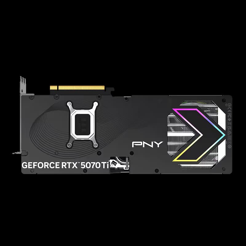 PNY GeForce RTX 5070 Ti EPIC-X RGB Triple Fan Plus 16GB GDDR7 Black image