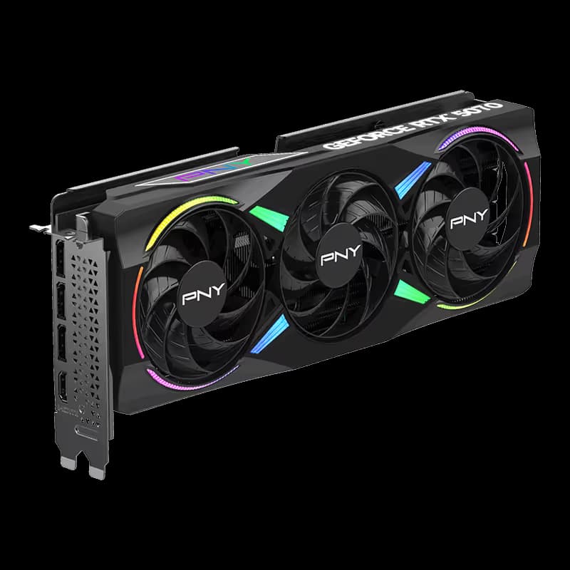 PNY GeForce RTX 5070 ARGB EPIC-X RGB 12GB GDDR7 Black image