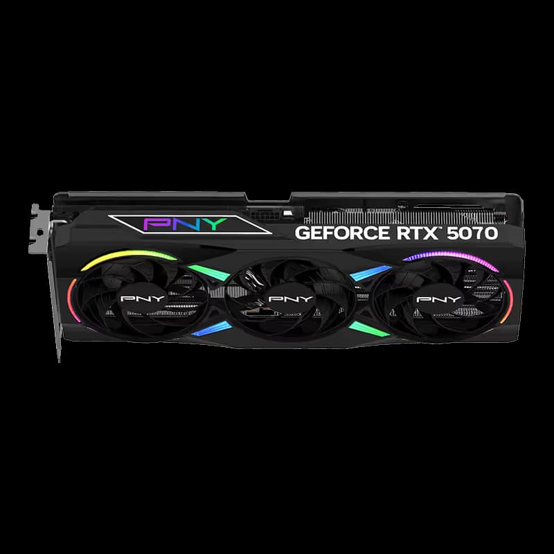PNY GeForce RTX 5070 ARGB EPIC-X RGB 12GB GDDR7 Black image