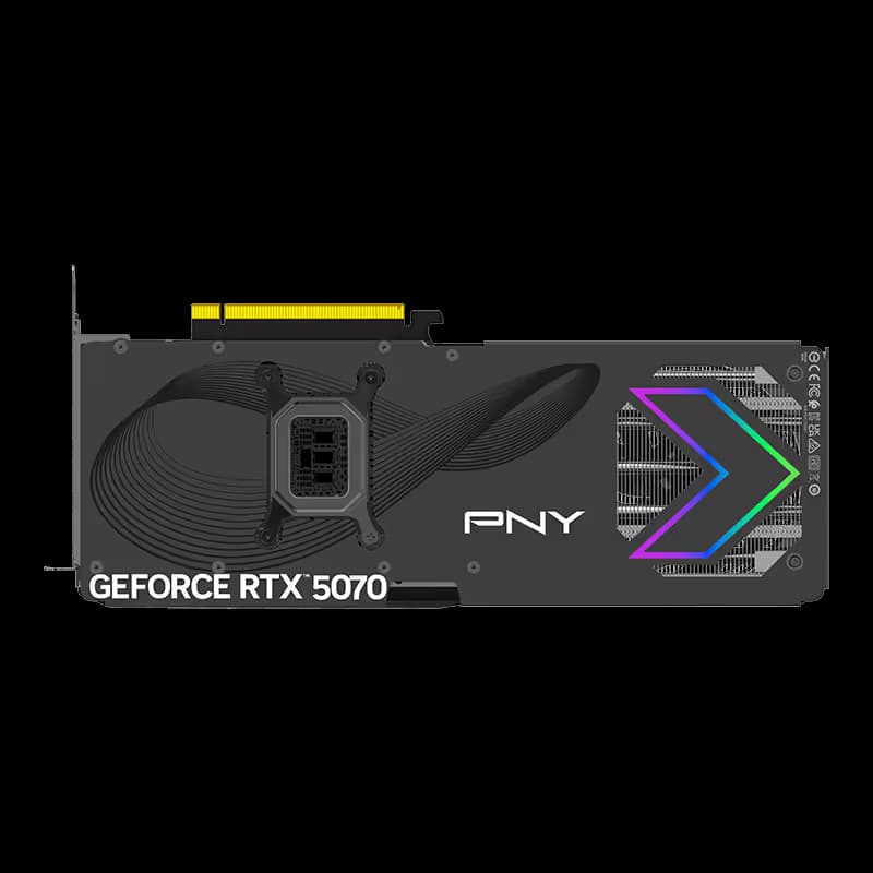 PNY GeForce RTX 5070 ARGB EPIC-X RGB 12GB GDDR7 Black image