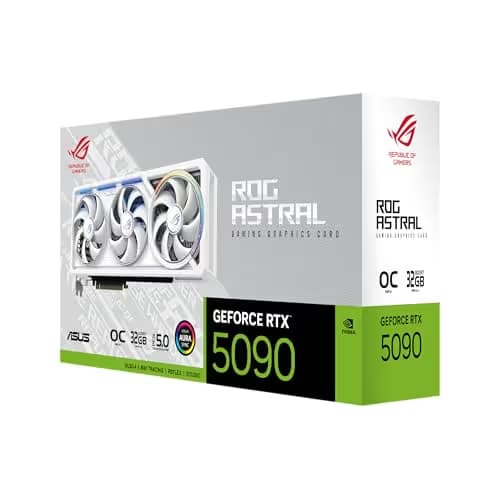 ROG Astral GeForce RTX 5090 32GB GDDR7 White OC Edition image