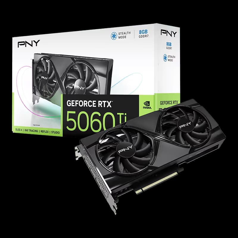 PNY GeForce RTX 5060 Ti 8GB GDDR7 Dual Fan main image