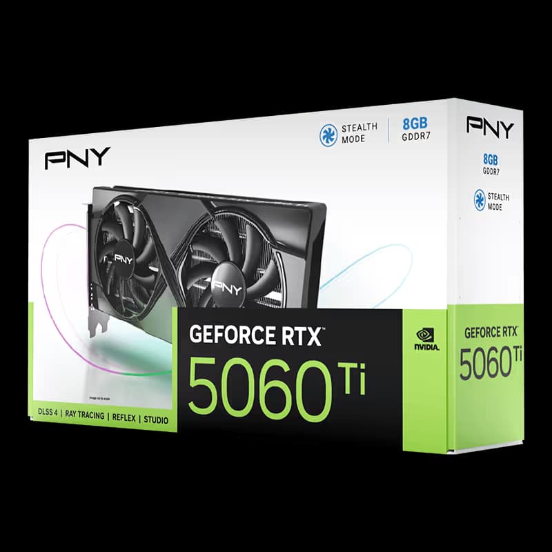 PNY GeForce RTX 5060 Ti 8GB GDDR7 Dual Fan image