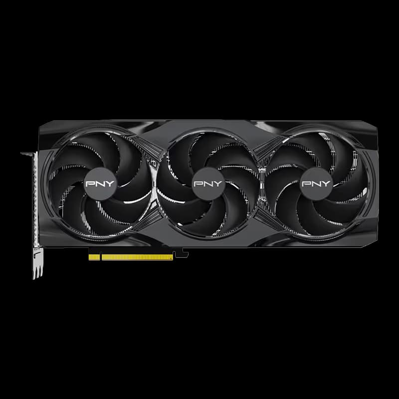 PNY Triple Fan Plus GeForce RTX 5070 Ti 16GB GDDR7 Black image