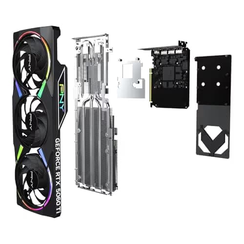 PNY GeForce RTX 5060 Ti EPIC-X RGB OC Black 16GB GDDR7 image