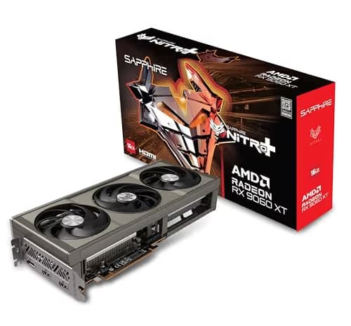 Sapphire NITRO+ Radeon RX 9060 XT OC 16GB GDDR6 image
