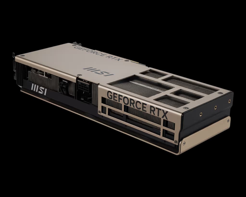 MSI GeForce RTX 5070 INSPIRE 3X 12GB GDDR7 Gold / Black image