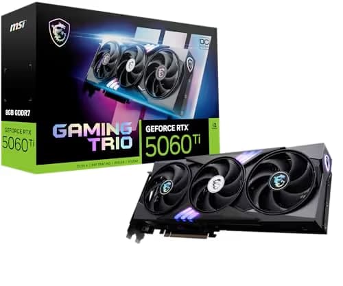 MSI GeForce RTX 5060 Ti 8G GAMING TRIO OC GDDR7 image